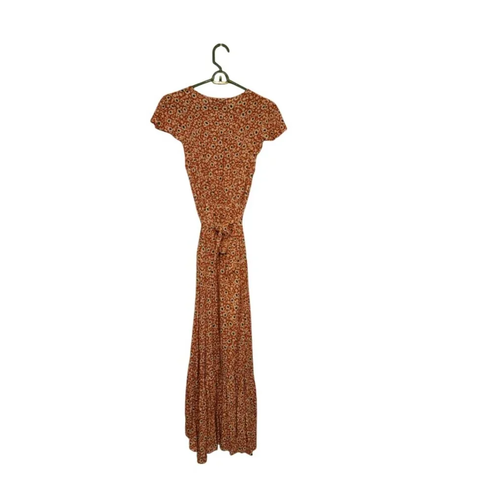 EUC Vici Front Top Wrap High/Low dress - Picture 7 of 12